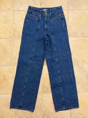 Universal Thread High-Rise Wide Leg Jeans in Blue Denim